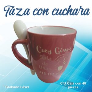 taza con cuchara